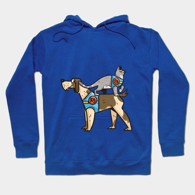 CatNine Terrier Hoodie by Komigato